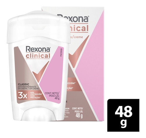 Desodorante Rexona Clinical Classic Wom - GR a $548