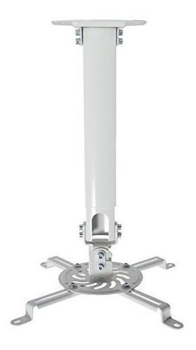 Soporte Extendible De Techo Para Proyector Universal Blanco