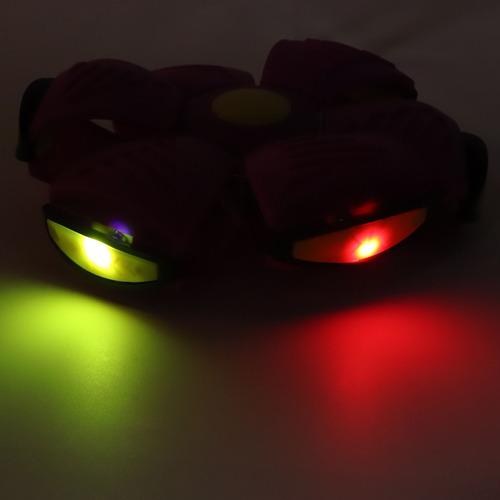 Platillo Volador Para Perros, Juguete Para Mascotas, 6 Luces