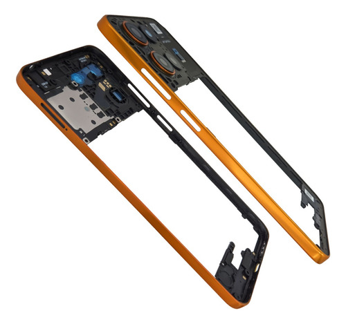 Marco Intermedio Moto G15 5g Motorola Original Xt2521 Chasis Naranja - Sunrise Orange