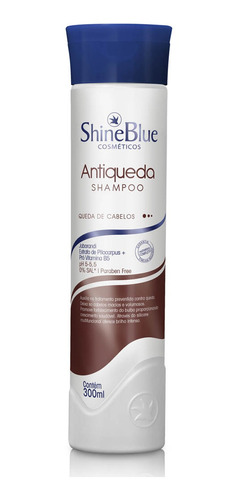 Imagem 1 de 1 de Shampoo Shine Blue Antiqueda 300ml