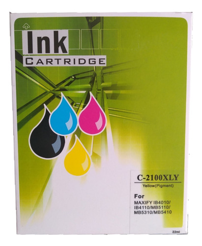 Kit 4 Tintas Compatible Pgi2100 Xl Maxify Ib4010 4110 Mb5110