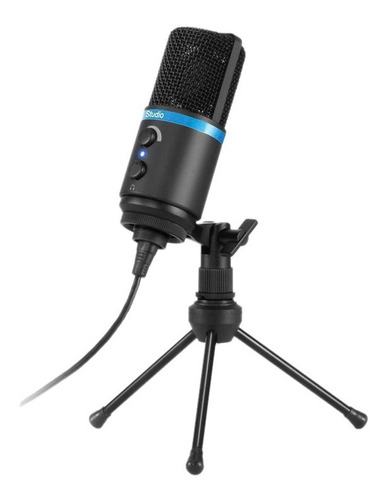 Micrófono Condensador Usb Ik Multimedia Irig Mic Studio Bk