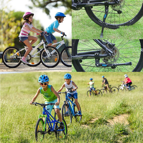 Bike Kickstand Kids- Adjustable Rear Side Bicycle Stand Kick