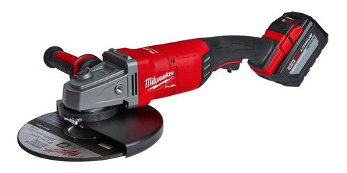 Amoladora angular inalámbrica Milwaukee M18 Fuel 2785-259HDA color rojo y negro 220 V + accesorios