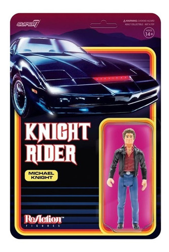 Knight Rider Reaction Michael Knight Super 7 - Tierra Prima