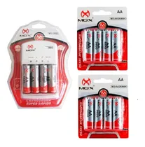 Comprar Kit Carregador De Pilhas Mais 12 Pilhas Aa Recarregaveis