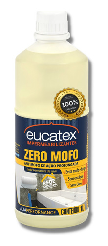 Antimofo E Antifungos  Para Parede 1 Litro Zero Mofo Eucatex