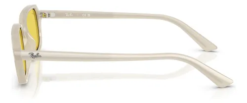 Lentes De Sol Zuri Blanco Espejados Ray-ban Rb445568086d