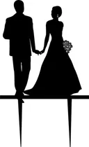Comprar Cake Topper Adorno Torta - Pareja Casamiento Boda 2