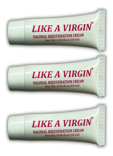 3 Piezas Crema Estrechadora Vaginal Like A Virgin 10ml Natural