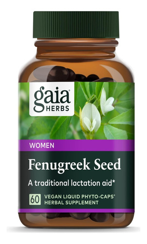Semilla De Fenogreco Women Gaia Herbs 60 Fitocápsulas
