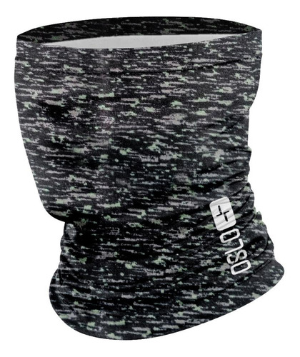 Cuello Térmico Oslo Frisado Jaspeado Verde/negro
