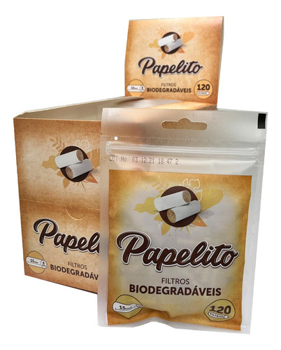 Caixa Fechada Filtro De Cigarro Em Algodão Biodegradável