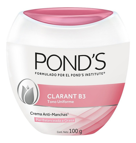 Crema Facial Clarant B3 Piel Balanceada A Grasa Pond's 100g