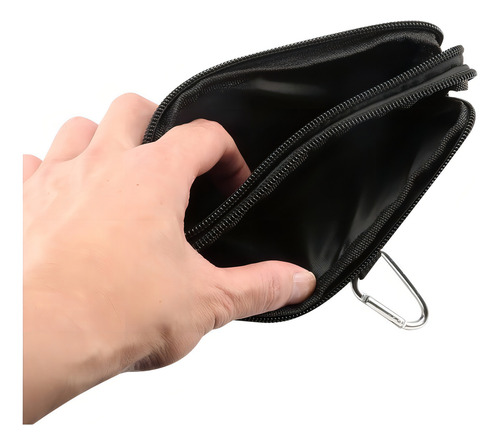 Pouch Bolsa Para Guardar Celular Cinturón Caballero Color