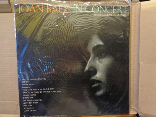 Joan Baez In Concert C/ Guitarra  Disco Lp Vinilo    H