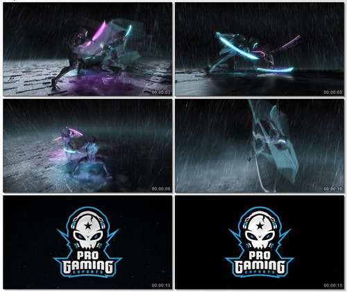 Super Vinheta Animada - Ninja Gamer Logo - After Effects