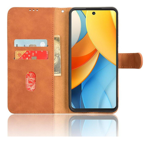 Funda Abatible For Zte Axon 60 Lite Cartera Tarjeta De*/
