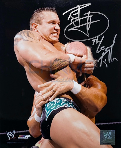 Foto Firmada Randy Orton Wwe Lucha Legend Killer Autografo