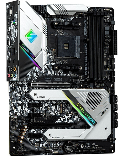 Motherboard Am4 X570 Steel Legend Ddr4 Amd Atx Asrock Backup