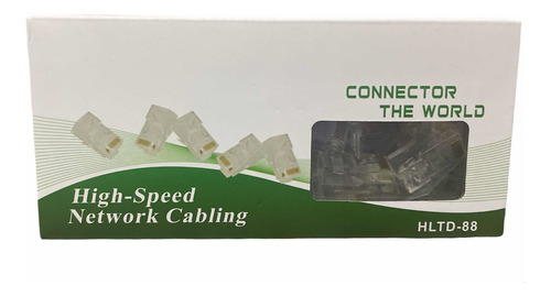 Conector Rj45 Caja De 100 Unidades