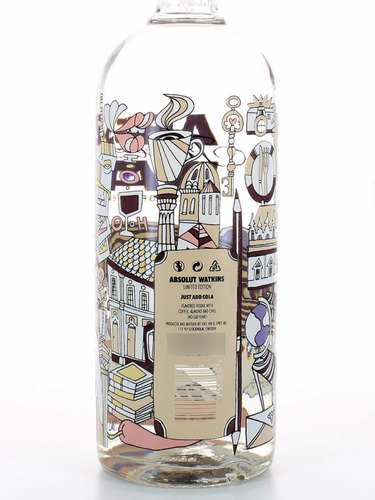 Vodka Absolut Edición Limitada Watkins Unica