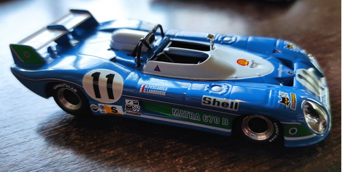 Auto Colecc. Rally Matra Ms 670b Le Mans Altaya Esc. 1/43