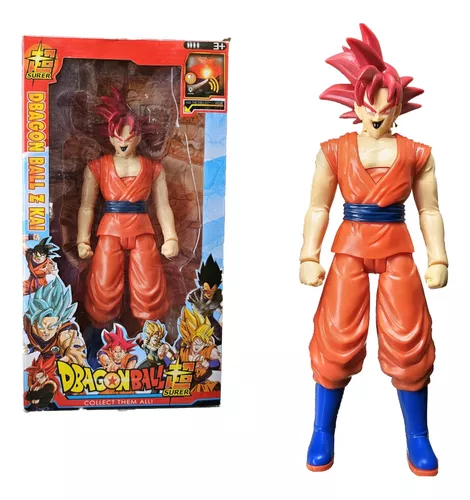 Boneco Goku Super Saiyan 3 Dragonball Super 16cm F0099-3 Fun