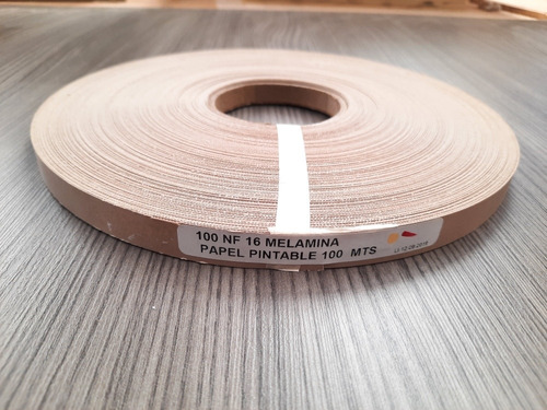 Cubrecanto Pintable Rollo De 100m. 16mmx.04mm. Chapacinta