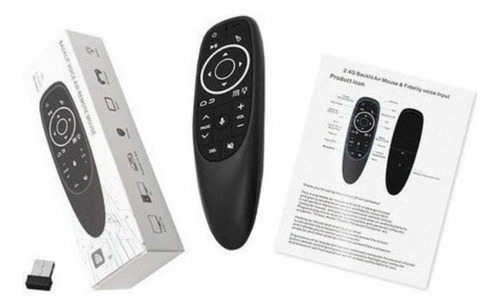 Control Remoto 2.4g G10s Para Tvbox Iptv Magic Mouse Color Negro