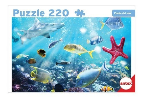 Rompecabezas Puzzle 220 Pzs Animales Mar Universo Antex Edu