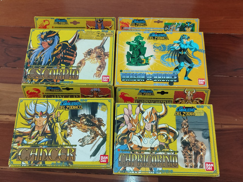 Boneco Cavaleiros Do Zodíaco Bandai Original Lote Com 4 (Usado)