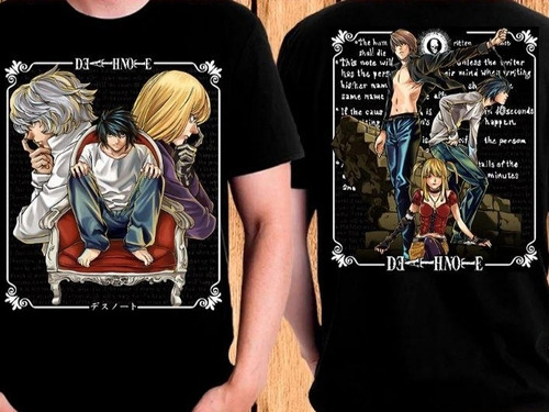 Polera Anime Death Note Talla Xxl