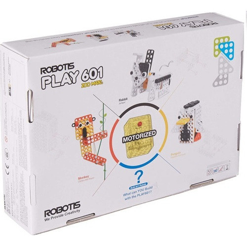 Kit De Robotica Motorizado 3 En 1 Play 601 Zoo Mates Blanco