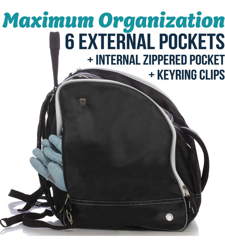 Bolsa Para Botas De Esqui Athletico Skiing Snowboard Preta I