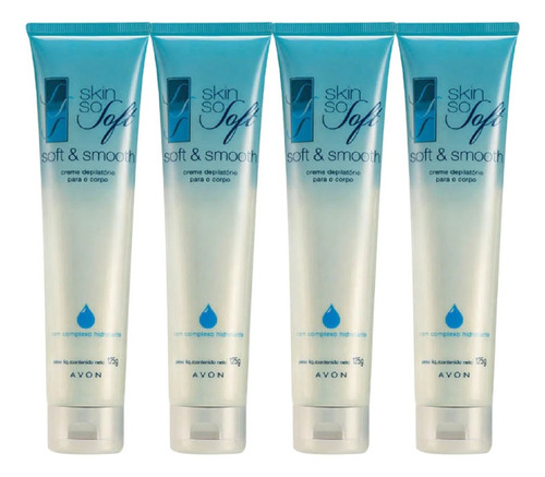 Creme Depilatório Corpo Skin So Soft C/4 Unidades - Avon