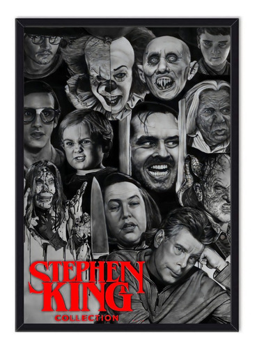 Cuadro Enmarcado - Póster Coleccionable Stephen King 