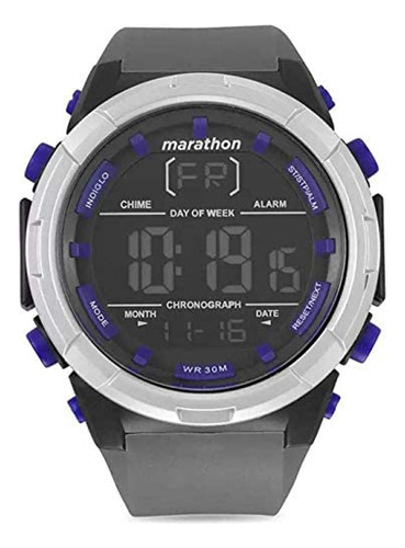 Relógio Masculino Timex Marathon Dial Com Pulseira De Silico