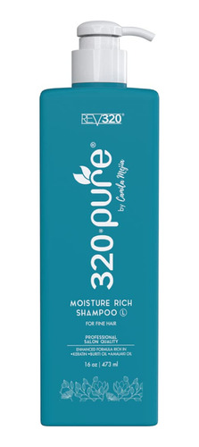 Rev320 Moisture Rich Sampoo, Serie L (cabello Fino) 16 Onza.