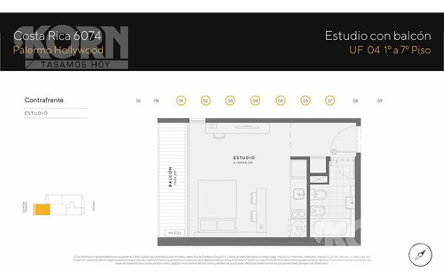 Imagen 13 de 27 de En Pozo - Venta Departamento De 1 Ambiente En Palermo Hollywood