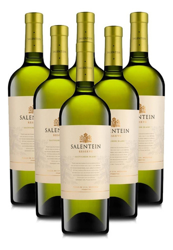 Vino Blanco Salentein Reserva Sauvignon Blanc 750ml Caja X6