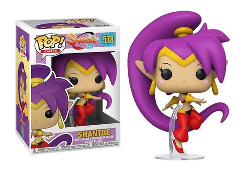 Boneco Funko Pop Games Shantae 578 Jogos Half Genie Hero