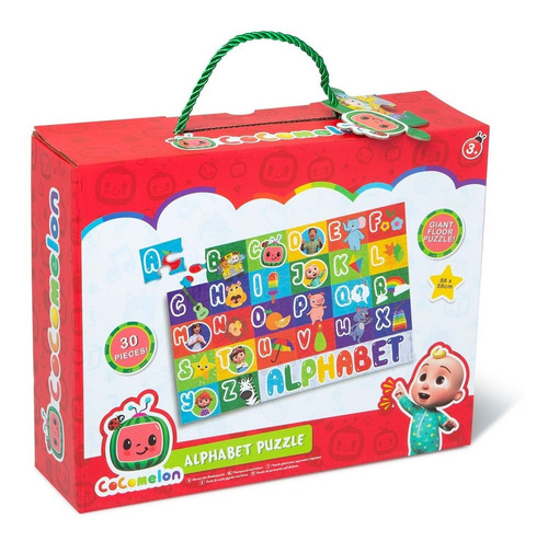 Imagen 1 de 2 de Cocomelon Puzzle Abecedario De Piso By Ks
