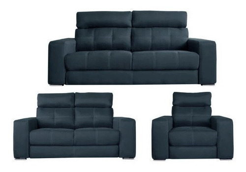 Sala Krystal Lino 3,2,1 By Divano Salas Sofas Envio Gratis