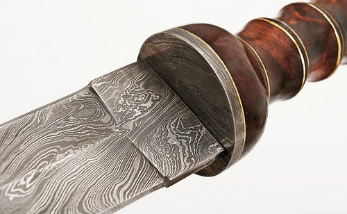 Gladiatorsguild 2607 - Cuchillo De Espada De Acero De Damasc