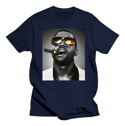Camiseta De Algodón Con Patrón De Cigarros De Kanye West