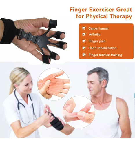 Dj Fortalecedor De Dedos Gripster Grip Strength Trainer De