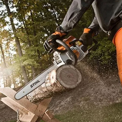 Motosierra Stihl Ms180 31cc Longitud De Espada 35cm Dimm Color Naranja