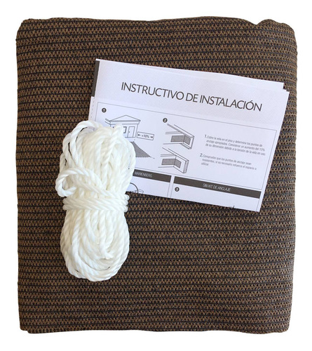 Imagen 6 de 6 de Pack: Vela 5 × 5 Color Mocha + Kit De Anclaje